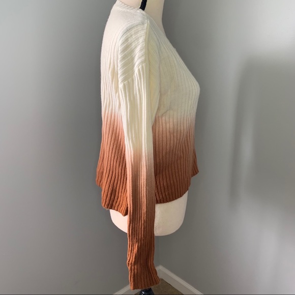 SILENCE + NOISE | Ombré Ribbed Sweater - Picture 2 of 10